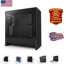 H5 Flow 2024 Gaming Case - Ultra-Fine Mesh, Tempered Glass, High Airflow