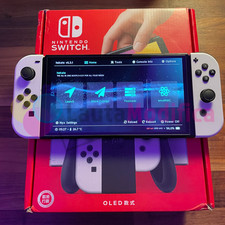 Nintendo Switch OLED - SD 256GB - Bianco/Nero - Nuova con accessori