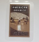 3 X AMERICAN GRAIN CO .999 FINE SILVER BAR ONE GRAIN #C10682 — photo 1