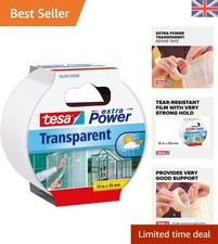 Extra Power Transparent Adhesive Tape - Waterproof Duct Tape for Glass Repairs
