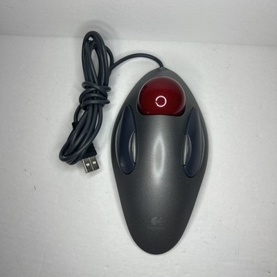 Logitech Ambidextrous Trackman Marble USB T-BC21 Mouse Trackball