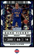2020 Panini Contenders Draft Picks #25 Zach LaVine Game Ticket Explosion