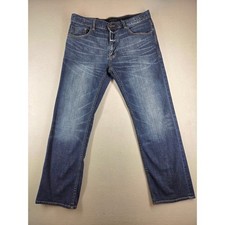 Calvin Klein Jeans Mens 34 Straight Leg Medium Wash Blue Denim Jeans