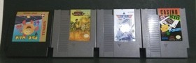 Nes Lot of 4. All With Manuals. Pac Man, Top Gun. Casino Kid. Bid Starts At $1