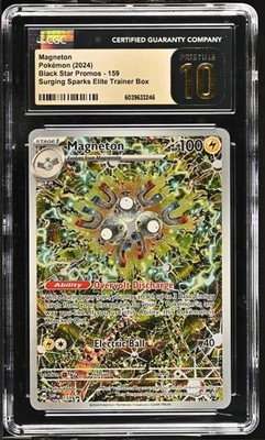 Magneton SVP 159 Black Star Promo IR SURGING SPARKS ETB CGC