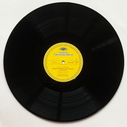 BEETHOVEN : CHRISTIAN FERRAS - Violin Concerto - 1979 LP 139021 - Fast Shipping - Imagen 3 de 4