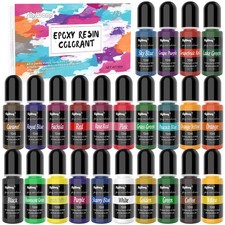 Epoxy Resin Pigment - 24 Color Liquid Colorant, Highly Concentrated Dye for D...