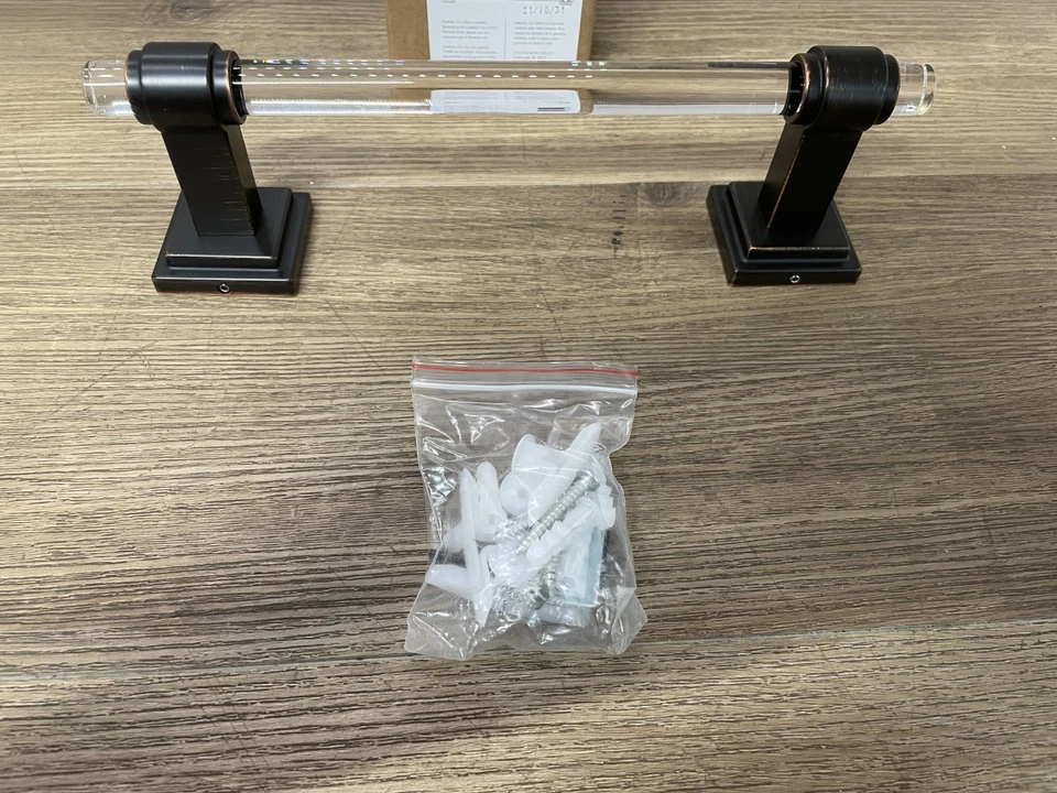 Toallero Amerock BH36065CORB Glacio 10-1/4", bronce frotado con aceite - LEER - Foto 2 de 4