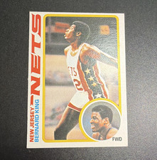 Topps 1978-79 Bernard King New Jersey Nets Rookie #75 Basketball Card. rookie card picture