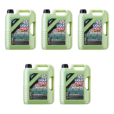 Liqui Moly 25L Engine Motor Oil - Molygen New Generation 0W-20 (5x5L)