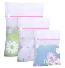 3 PCS (Pick Size) for Sorting & Washing Clothes Wash Bags Mesh Laundry Bags