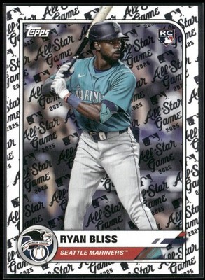 Ryan Bliss 2025 Topps All-Star Game #17 RC Seattle Mariners e