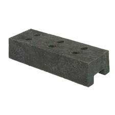 Bauzaunfuß aus Kunststoffrecycling, 20 kg