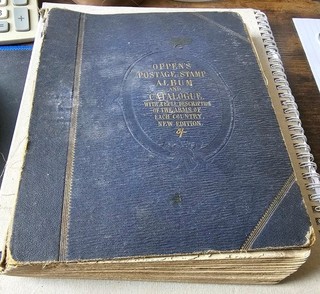 Oppens Old Stamp Album 1 560 Stamps Most Mid To Late 1800's Gemini Value £9 900