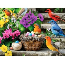 300 Piece Puzzle for Adults, Colorful Birds Jigsaw Puzzle, Colorful, 20.5x15 in
