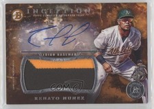 2016 Bowman Inception Orange /5 Renato Nunez #IAJP-RN Jumbo Patch Auto 14jr