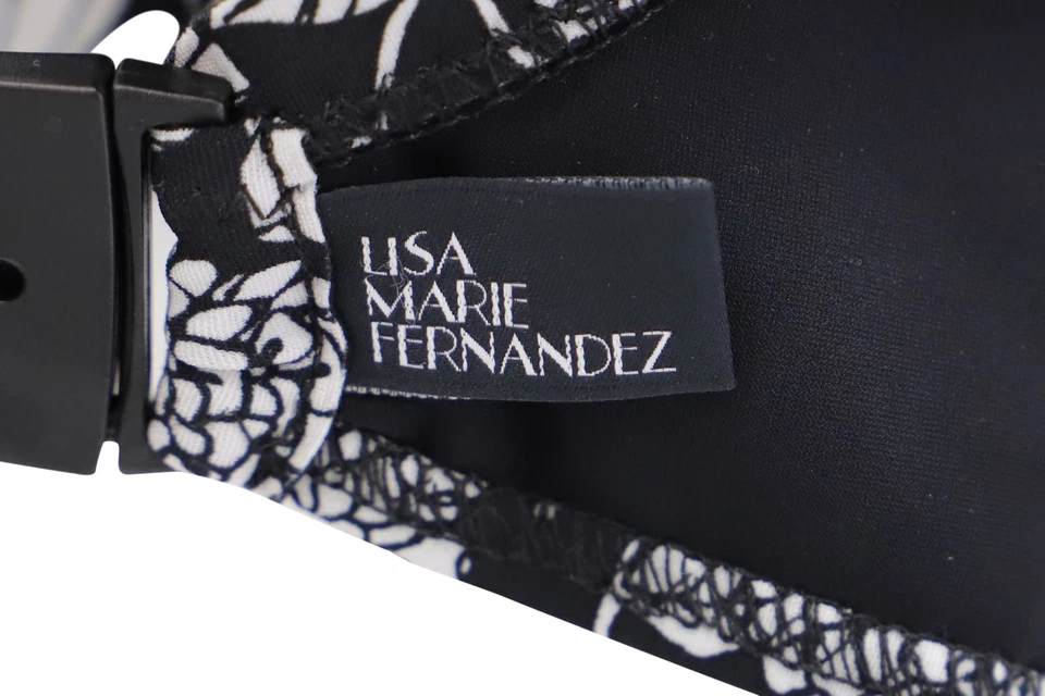 Bikini Lisa Marie Fernández Estampado Floral Un Hombro en Poliamida Mujer XS Foto 3 de 4