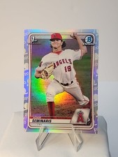 2020 Bowman Chrome Refractor #BD-163 Adam Seminaris  Los Angeles Angels