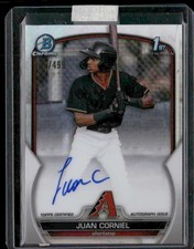 2023 Bowman Chrome Prospect Autographs Juan Corniel Auto (RC)