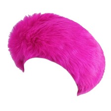 Womens Faux Fur Headband Winter Fluffy Ear Warmer Soft Head Wrap Rose