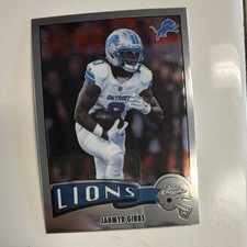 Topps Chrome Jahmyr Gibbs Detroit Lions Football 2025 #1975-12 Base Set