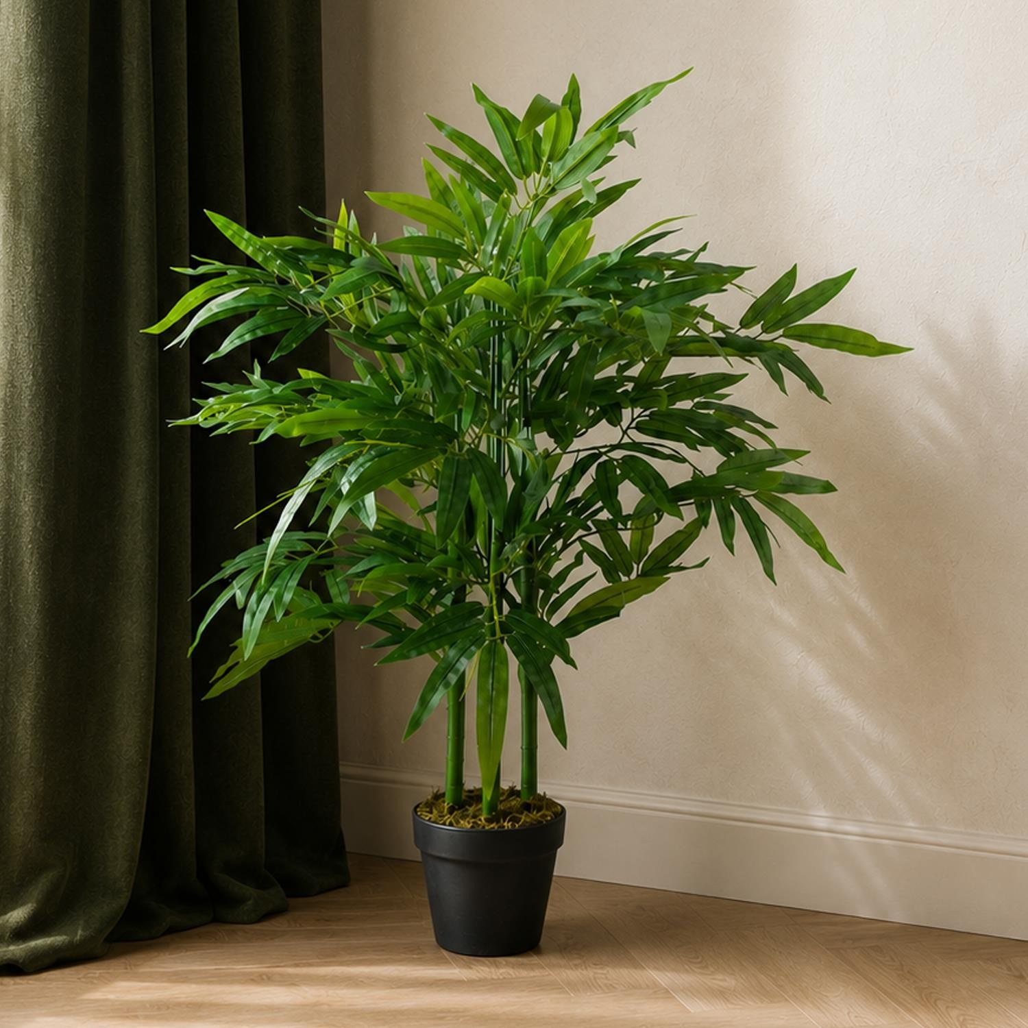 Artificial Bamboo Plant 90cm Green Realistic Faux Indoor Home Office Decor