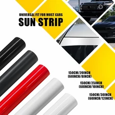 60" Sun Visor Vinyl Decal Strip *Multi Colors* Banner Blank Windshield Sticker