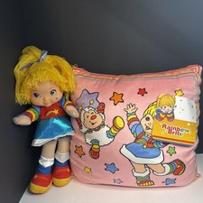 New - Rainbow Brite 12  Plush Doll Hallmark 40th anniversaryTLS Toys w/Pillow