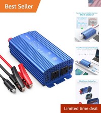 500W Car Power Inverter - Pure Sine Wave with USB Ports for Reliable Charging
