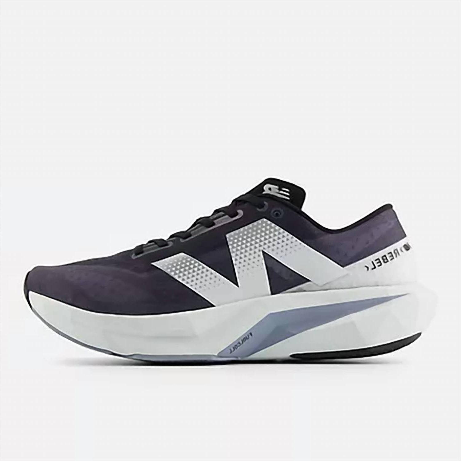 New Balance Men's Fuel Cell Rebel V4 Running Shoes Graphite Black