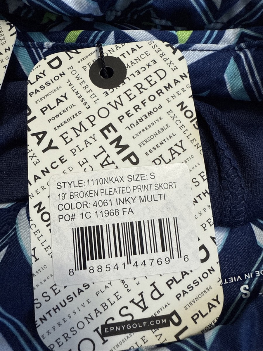 Skort EP New York Femme - Taille M, Couleur Inky Multi (Bleu) - Neuf Avec Étiquettes