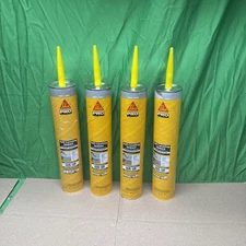 4pck Sikaflex Self Leveling Sealant Gray polyurethane with an accelerated curing