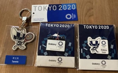 Tokyo Olympics 2020 Pin Badges Key Ring Tennis Collectible Badge