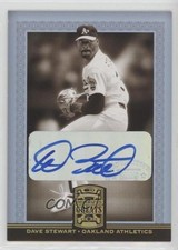2005 Donruss Greats Gold Holofoil Signatures Dave Stewart #15 Auto r4i