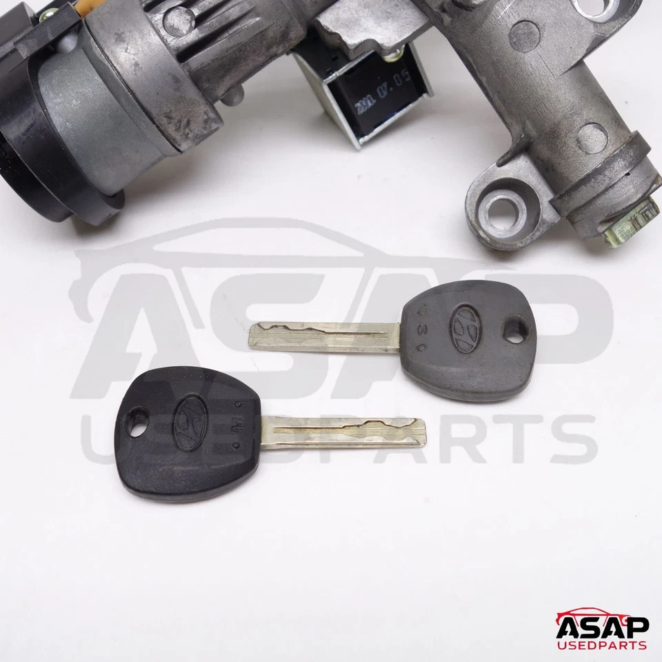 🍎 INTERRUPTOR DE ENCENDIDO + CILINDRO CERRADURA PUERTA IZQUIERDA + 2 LLAVES HYUNDAI AZERA 2006-2011 🍎 Foto 3 de 4