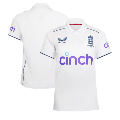 England Cricket Damen Trikot Castore Test The Ashes Top - Neu