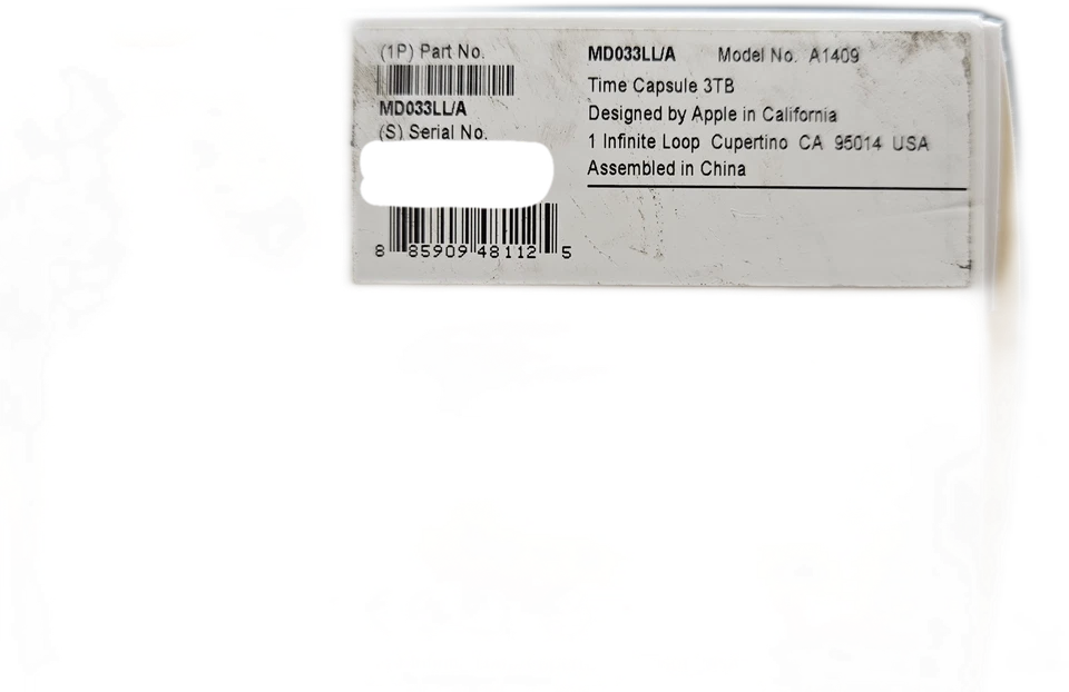 Apple Time Capsule MD033LL/A 3TB WiFi Router HDD - Image 3 of 4