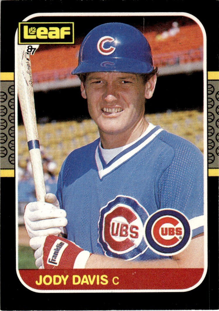 1987 Leaf Jody Davis Chicago Cubs #48
