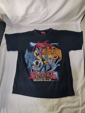 Vintage Yu gi oh Shadow Realm Anime T Shirt Sz Boys M 1996