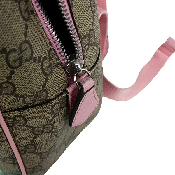 GUCCI Back pack Yuko Higuchi childrens GG Supreme Canvas 