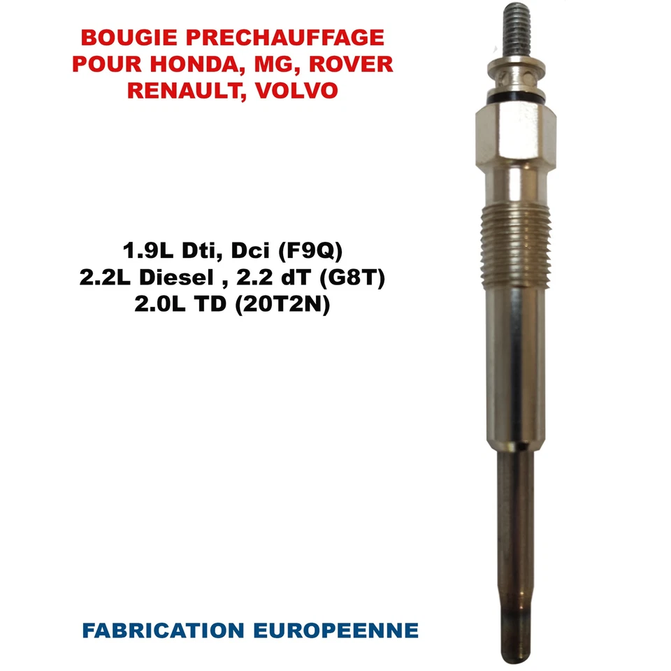 Bougie de préchauffage prévu pour Rover 25 45 220 420 620 2.0 Di IDT - Imagen 4 de 4
