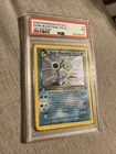 Near Mint First Edition Holographic Dark Blastoise 3/82 PSA Graded 7