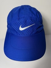 Nike Tailwind DRI FIT ADV 7 Panel Hat Cap Royal Blue Silver Swoosh Strapback