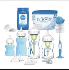 Starter Bottle Set Dr. Brown s Natural Flow Anti Colic Options Glass Baby Brush