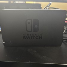 Official Nintendo black Switch Dock with charging cable and hdmi