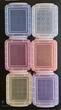 Small Plastic Storage Boxes With Lids Set Of 6
