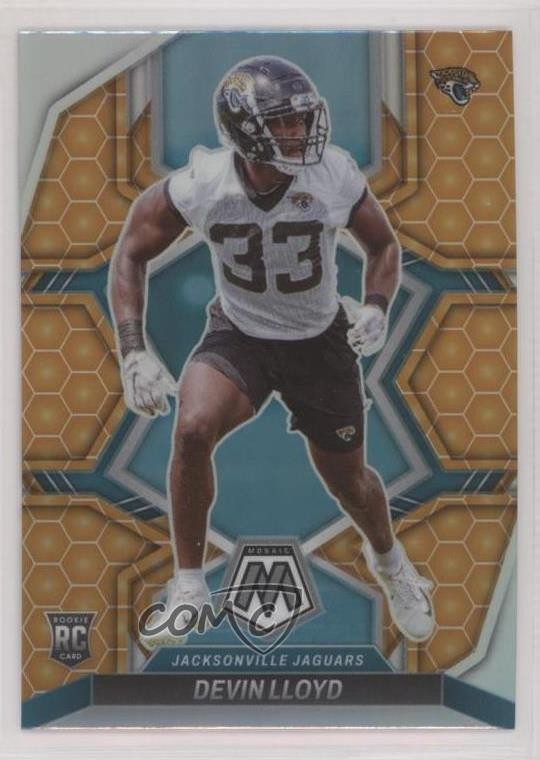 2022 Panini Mosaic Rookies Honeycomb Prizm Devin Lloyd #375 Rookie RC