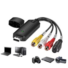 USB Video Capture Card Easy Cap VHS VCR Mini DV Hi8 DVD to Digital Converter