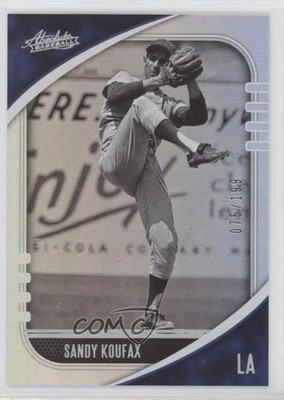2021 Panini Absolute Holo Silver 75/199 Sandy Koufax #44 HOF 0d8v