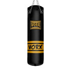 4ft Faux Leather Boxing Punch Bag with Hanging Chains MMA Kickboxing Training